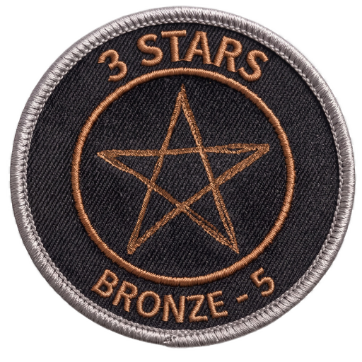 Three Stars patch
